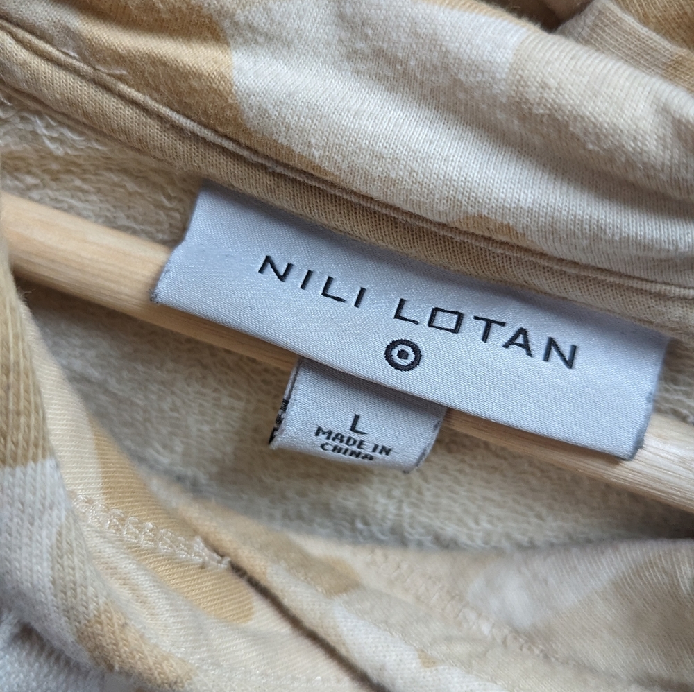 Nili Lotan + Target camo print lightweight sweatshirt hoodie size L - Picture 3 of 9